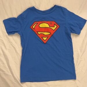 Superman Youth Boys Distressed Logo Tee Shirt New M